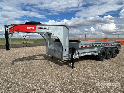 2025 Brandt 16 ft Tri/A End Dump Trailer