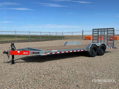 2027 Brandt UBL720 20 ft T/A Equipment Trailer