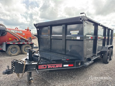 2025 ED Trailers LPT8316274S-BP 16 ft T/A Dump Utility Trailer