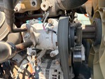 Engine with A/C Compressor