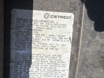 Engine with Emission Label