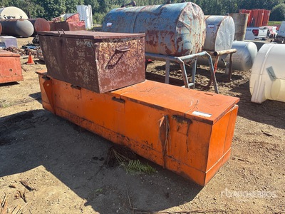 Quantity of (2) Steel Storage Boxes
