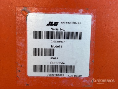 2018 JLG 800 AJ 4WD Diesel Telescopische hoogwerker