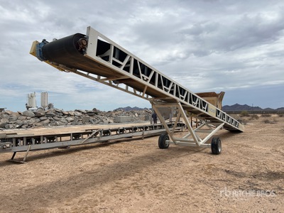 VICKEY 60-36 36 in x 60 ft Portable Radial Stacking Conveyor