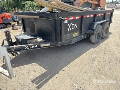 2018 Delco 16 ft T/A Dump Utility Trailer