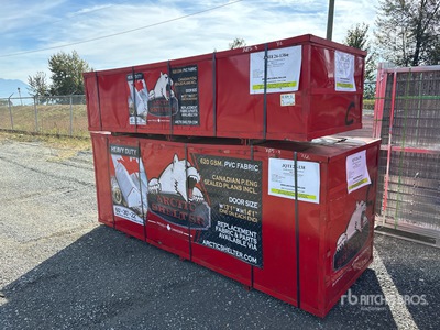 2026 Arctic Shelter 30 ft x 60 ft Peak Double Truss 貯蔵庫 (Unused)