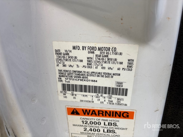2014 Ford 2014 Ford F-150 XL 4x2 Extended Cab Pickup