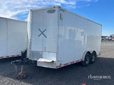 2022 Continental OSVHW816TA 16 ft T/A Enclosed Trailer