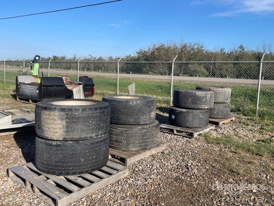 Quantity of (8) Michelin 445/50R22.5 Tires