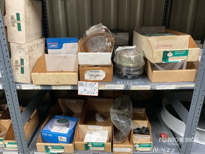 Quantity of Axle Hub Caps w/Misc. Parts