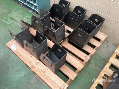 Quantity of (9) Left and Right Leaf Helper Spring Frame Bracket