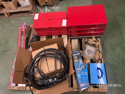 Quantity of Road Reflector Kits, Imperial Storage Boxes, Ozone Machine, New 2/0 Gauge Wire and Misc. Items