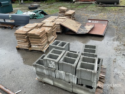 Quantity of (4) Pallets of Landscape Stones Varios, tienda, almacen, consumidor