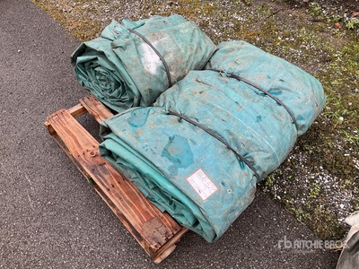Quantity of (2) Trailer Tarps