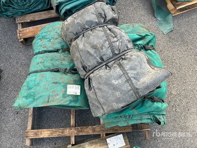 Quantity of (2) Quantity of 3 Trailer Tarps ورش و مخازن متنوعة