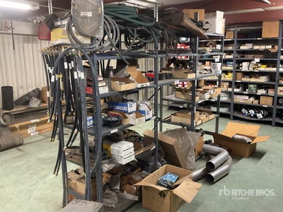 Quantity of Exhaust Components, Belts, Hoses & Miscellaneous Parts Parti varie