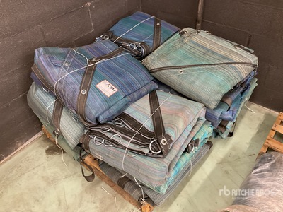 Quantity of Peerless/ITI Chip Trailer Tarps Varios