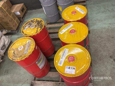 Quantity of (5) Shell S6 Synthetic Oil Barrels Divers - Magasin, entrepôt, consommateur