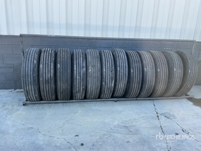 Quantity of (12) 285/75R24.5 Tires w/ Ruote