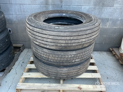 Quantity of (3) 11R24.5 Tires w/(2) Ruote