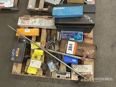 Quantitiy of Shop Tools, Pressure Tester, and Hones
