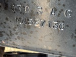 General Appearance with Frame Stamp Serial Number/VIN Photo