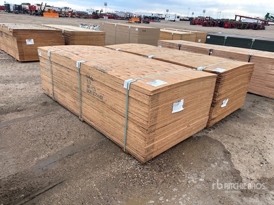 Quantity of (160) x 3/8" CSP/DFP No Stamp Plywood (Unused)