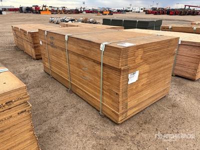 Quantity of (40) 4 ft x 8 ft 7/8" MDO G1S Smooth Overlay 1 Side Douglas Fir 9 Ply No Stamp Formply Plywood (Unused)