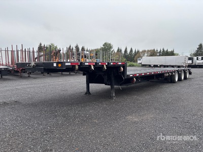 2014 Manac 13353A000 53 ft Tri/A Step Deck Trailer