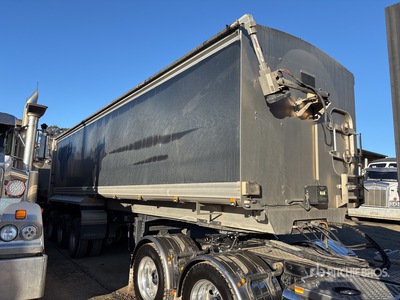 2023 Shephard BTRI-350T 9.5 m Tri/A B-Double Lead Aluminum End Dump Trailer