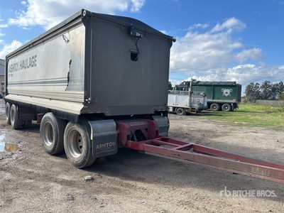 2021 Shephard 8.0 m Quad Dog End Dump Trailer