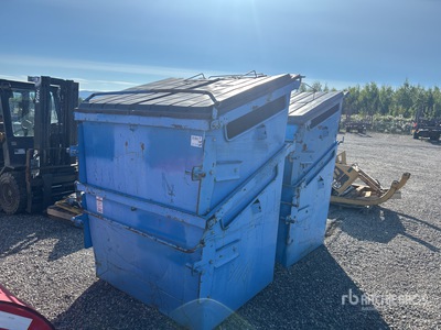 Quantity of (4) 4 yd Garbage Bin Varios, tienda, almacen, consumidor
