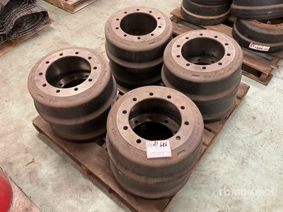 Quantity of (8) Unused Webb 6870F Brake Drums