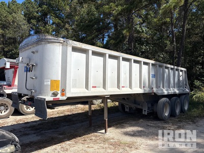 2004 Mate 30 ft Tri/A Aluminum Quarter Frame End Dump Trailer