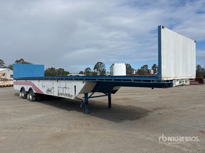 1988 AFM 12.35 m Bogie/A Flatbed Trailer