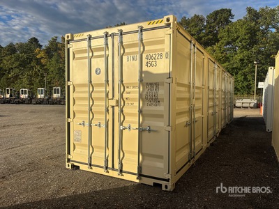 2026 40 ft High Cube Multi-Door one side four doors Storage Container