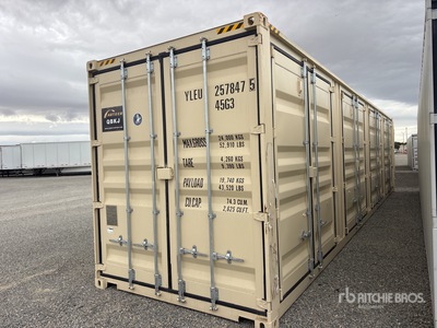 2026 40 ft High Cube Multi-Door One-Way High Cube Multi-Door Opslag container (Unused)