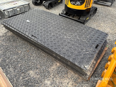 2026 LYALS ALSRM pe textured road mat qty of 15 (Unused)