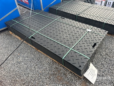 Quantity of (15) 2026 LYALS ALSRM 4 ft x 8 ft PE Textured Road Mats (Unused)