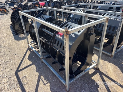 2026 LYALS ZMQ01 72 in Skid Steer Root Rake (Unused)