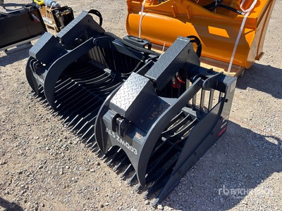 2026 LYALS ZMQ03 80 in Rock Skid Steer Grapple (Unused)