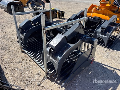 2026 LYALS ZMQ03 80 in Rock Skid Steer Grapple (Unused)