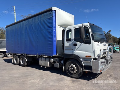 2009 Isuzu CXY 455 6x4 Curtain Side Truck