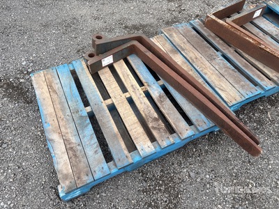 Quantity of (2) 48 in Fork Tines