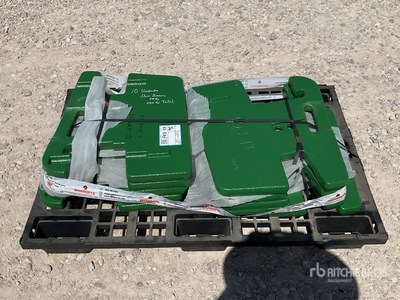 Quantity of (10) 2026 Massepoids JD 50 50 kg front weights Varios equipamientos de agricultura (Unused)