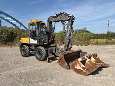 2015 Mecalac 12MSX Pelle Sur Pneus Wiel graafmachine