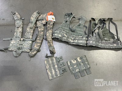 (32) Fighting Load Carriers, (161) M4 Three Mag Pouches & Assorted Items