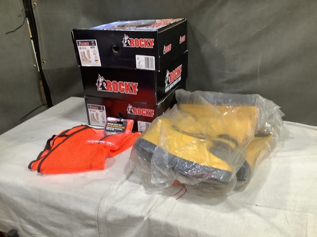 (19) Pairs of Safey Boots, (18) Pairs of Men&rsquo;s Boots & (2) Visibility Vests