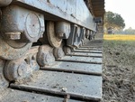 Undercarriage with Right Track Rollers