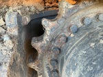 Undercarriage with Left Sprocket